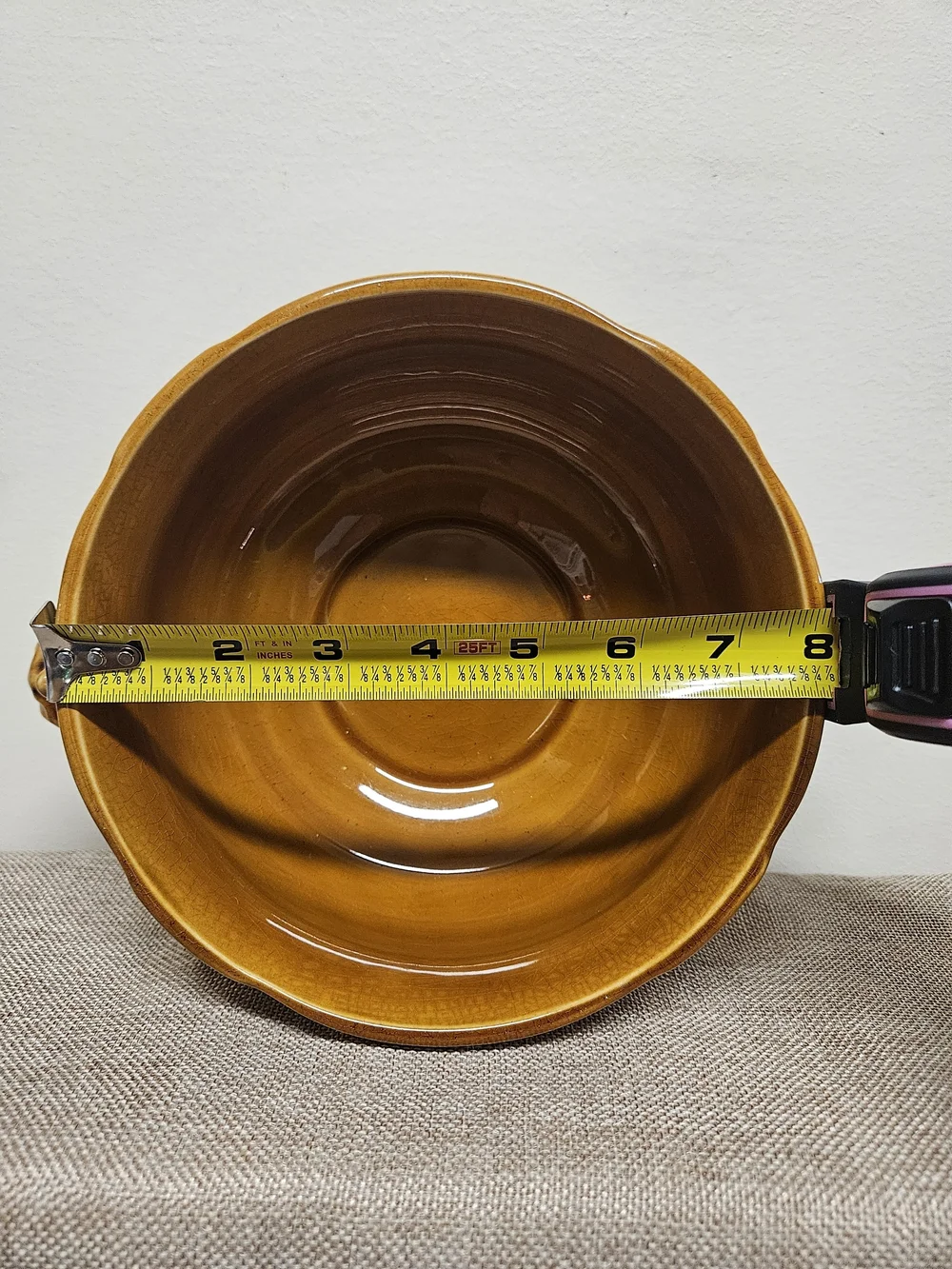 Lunèville‎ Faience De France Serving Dish - Louis XV Honey Glaze